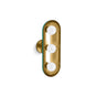 Kohler - Jabot Three-light sconce - Jade w/Brushed Moderne Brass Accents