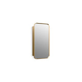 Kohler - Verdera 15'' x 30'' rectangular framed medicine cabinet - Moderne Brushed Gold