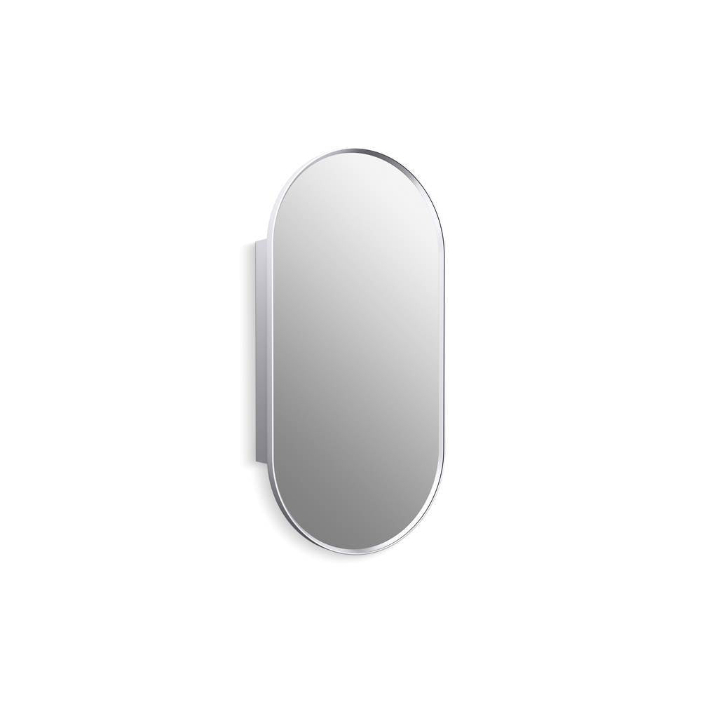 Kohler - Verdera 20'' x 40'' capsule framed medicine cabinet - Polished Chrome