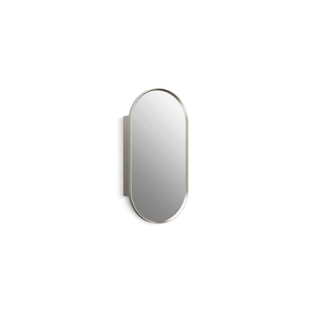 Kohler - Verdera 15'' x 30'' capsule framed medicine cabinet - Brushed Nickel