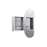 Verdera 20'' x 40'' capsule framed medicine cabinet