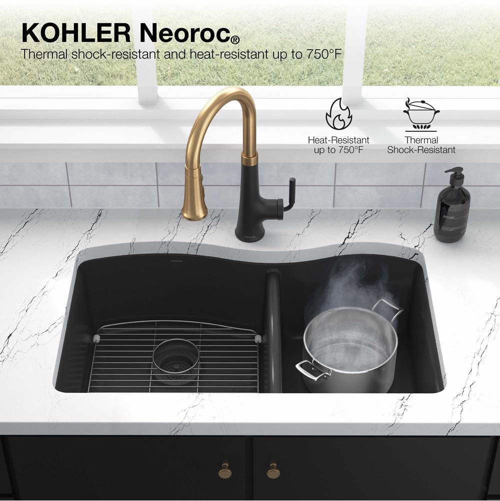 Cairn 27-1/2'' undermount single-bowl utility sink