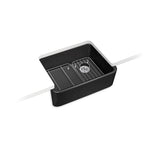 Kohler - Ironridge 28 in. Undermount Single-Bowl Farmhouse Kitchen Sink - Black