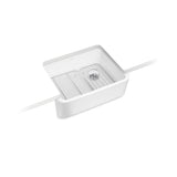 Kohler - Ironridge 28 in. Undermount Single-Bowl Farmhouse Kitchen Sink - White