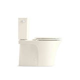 Veil Two-piece elongated toilet with skirted trapway, 1.28 gpf
