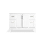 Quo 48'' bathroom vanity cabinet with sink and quartz top