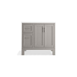 Quo 36'' bathroom vanity cabinet with sink and quartz top