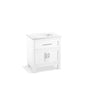 Kohler - Quo 30'' bathroom vanity cabinet with sink and quartz top - White