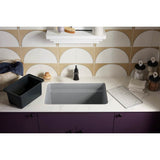 Cairn 27-1/2'' undermount single-bowl utility sink
