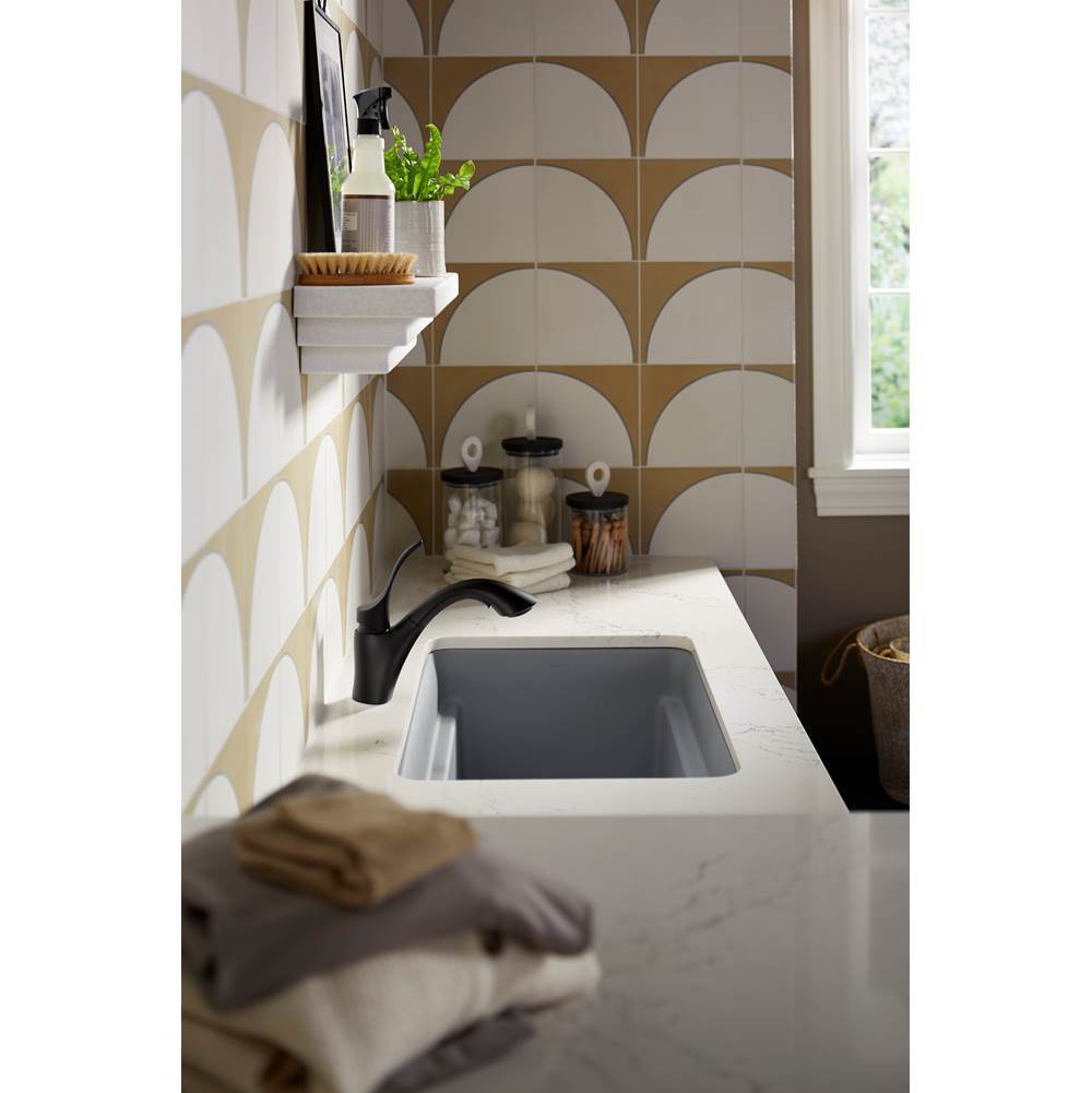 Cairn 27-1/2'' undermount single-bowl utility sink