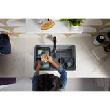 Cairn 27-1/2'' undermount single-bowl utility sink