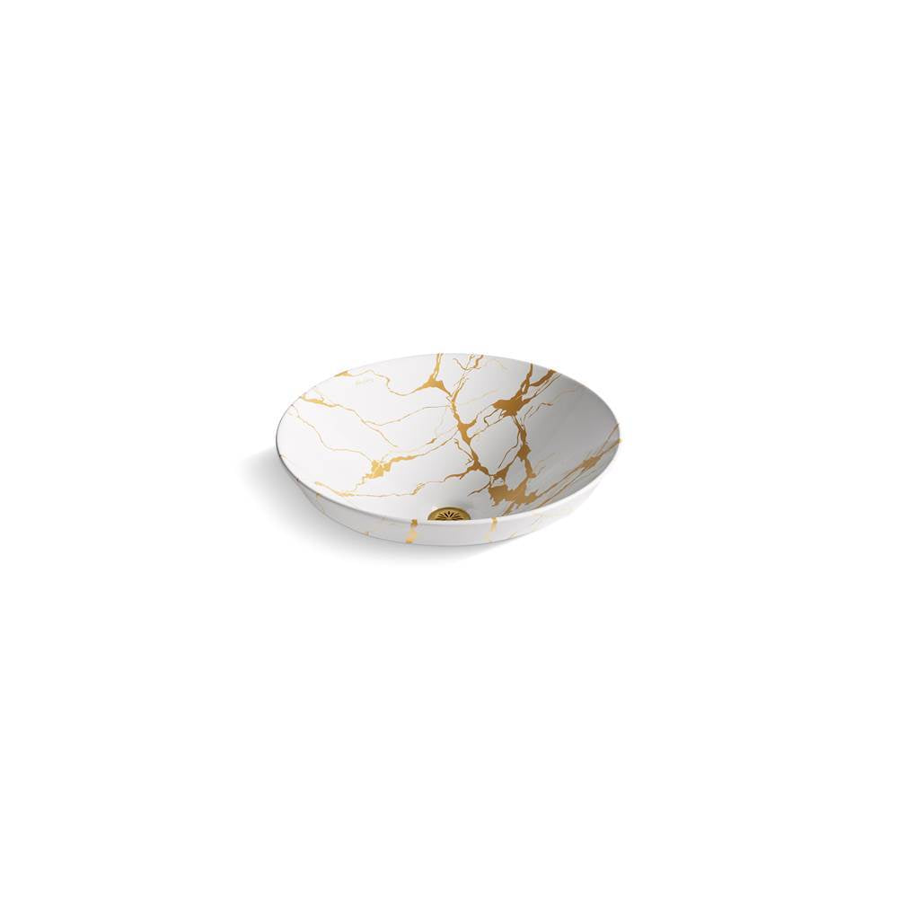 Kohler - Aureus 16-3/4'' round vessel bathroom sink, no overflow - White