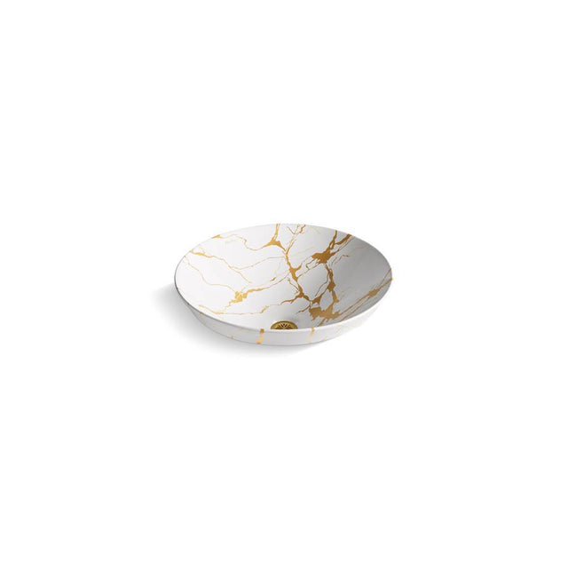 Kohler - Aureus 16-3/4'' round vessel bathroom sink, no overflow - White