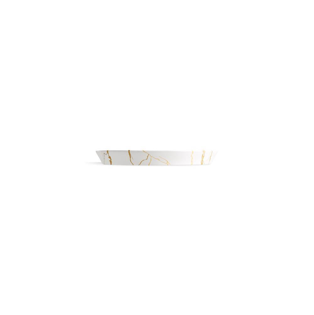 Aureus 16-3/4'' square vessel bathroom sink, no overflow