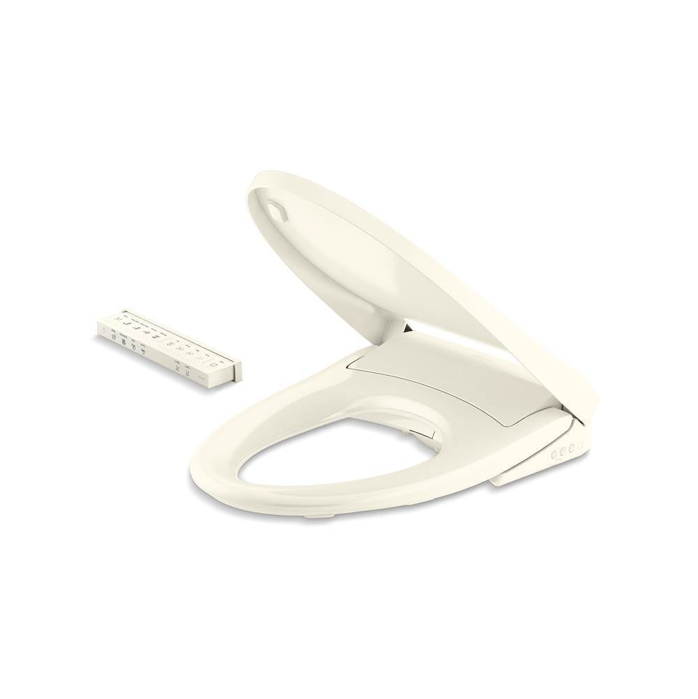 Kohler - PureWash E930 Elongated bidet toilet seat with remote control - Biscuit