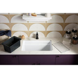 Cairn 27-1/2'' undermount single-bowl utility sink