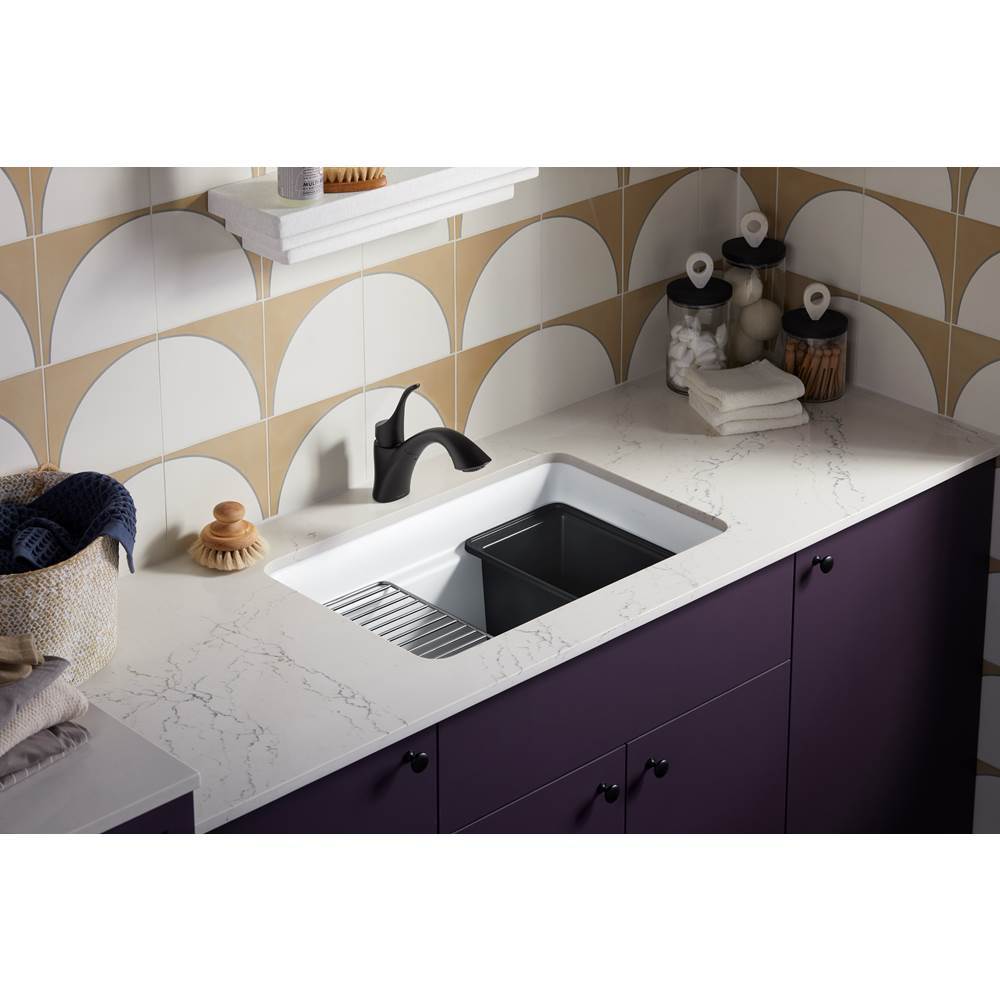 Cairn 27-1/2'' undermount single-bowl utility sink