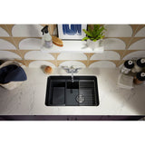 Cairn 27-1/2'' undermount single-bowl utility sink