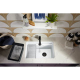 Cairn 27-1/2'' undermount single-bowl utility sink