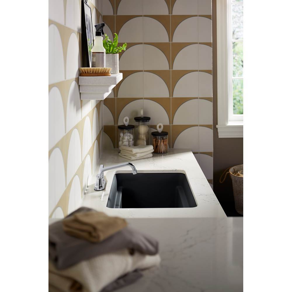 Cairn 27-1/2'' undermount single-bowl utility sink