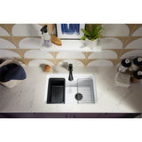 Cairn 27-1/2'' undermount single-bowl utility sink
