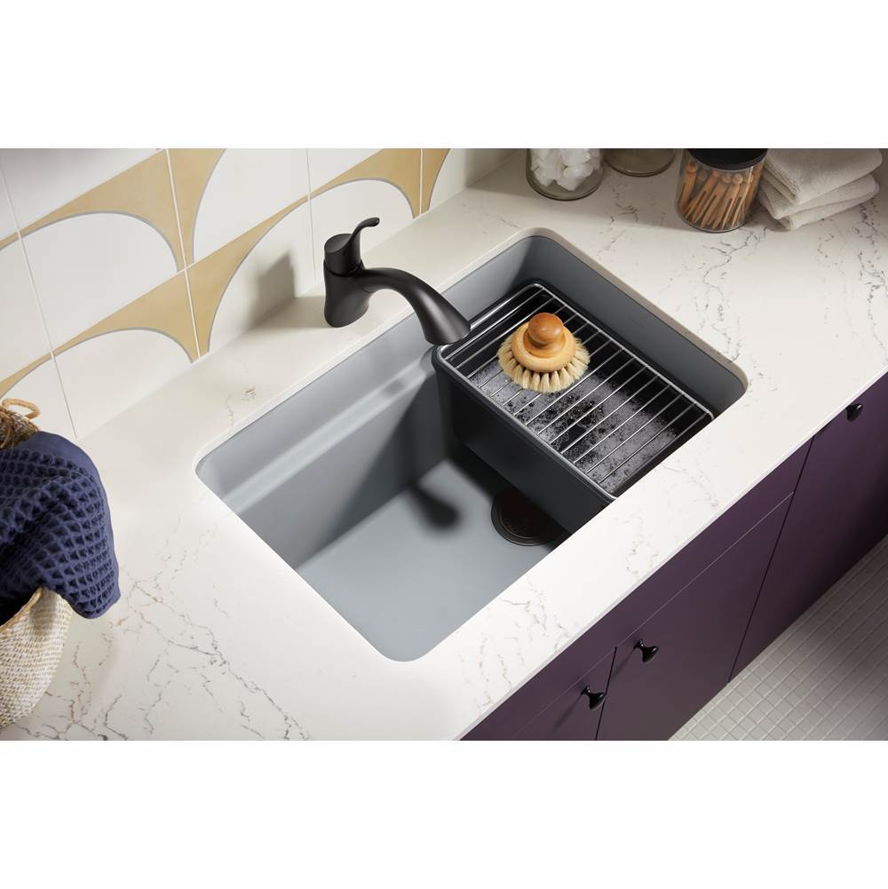 Cairn 27-1/2'' undermount single-bowl utility sink