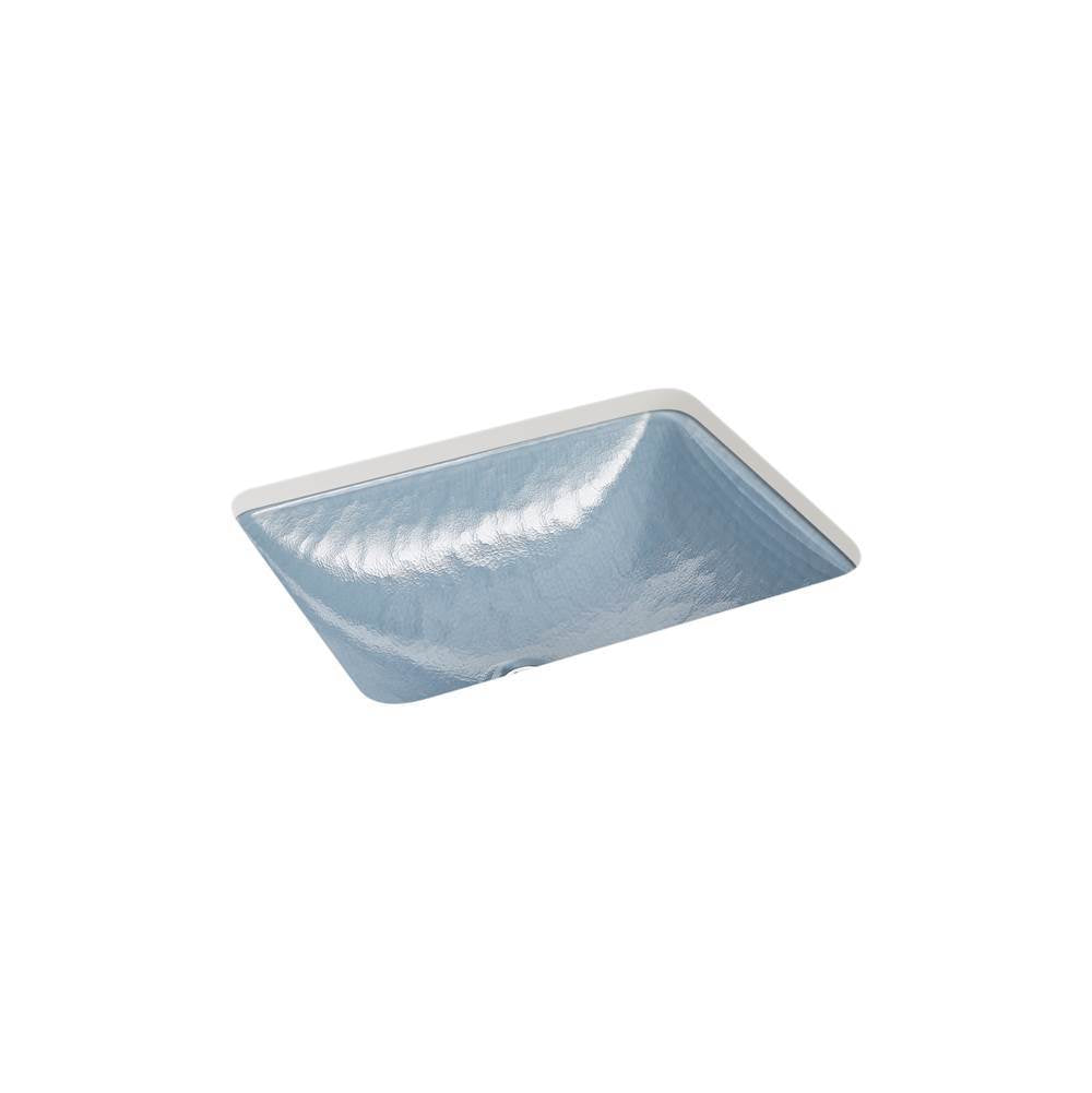 Yepsen 20'' rectangular undermount bathroom sink, no overflow