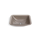 Kohler - Yepsen 20'' rectangular undermount bathroom sink, no overflow - Opaque Doe