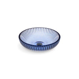 Kohler - Salute 15'' round vessel bathroom sink, no overflow - Translucent Sapphire