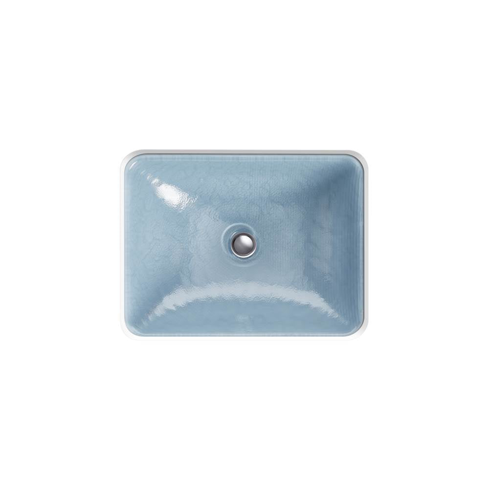 Yepsen 20'' rectangular undermount bathroom sink, no overflow