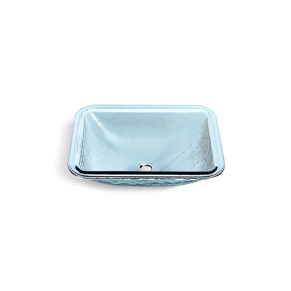 Kohler - Yepsen 20'' rectangular undermount bathroom sink, no overflow - Translucent Dusk