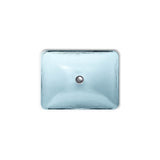 Yepsen 20'' rectangular undermount bathroom sink, no overflow