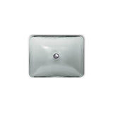 Yepsen 20'' rectangular undermount bathroom sink, no overflow