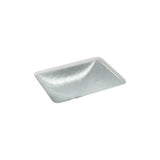Yepsen 20'' rectangular undermount bathroom sink, no overflow