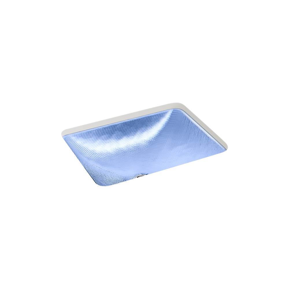 Yepsen 20'' rectangular undermount bathroom sink, no overflow