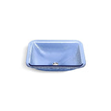 Kohler - Yepsen 20'' rectangular undermount bathroom sink, no overflow - Translucent Sapphire