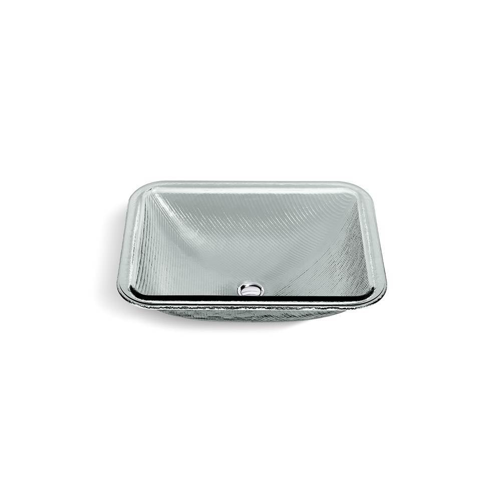 Kohler - Yepsen 20'' rectangular undermount bathroom sink, no overflow - Translucent Stone