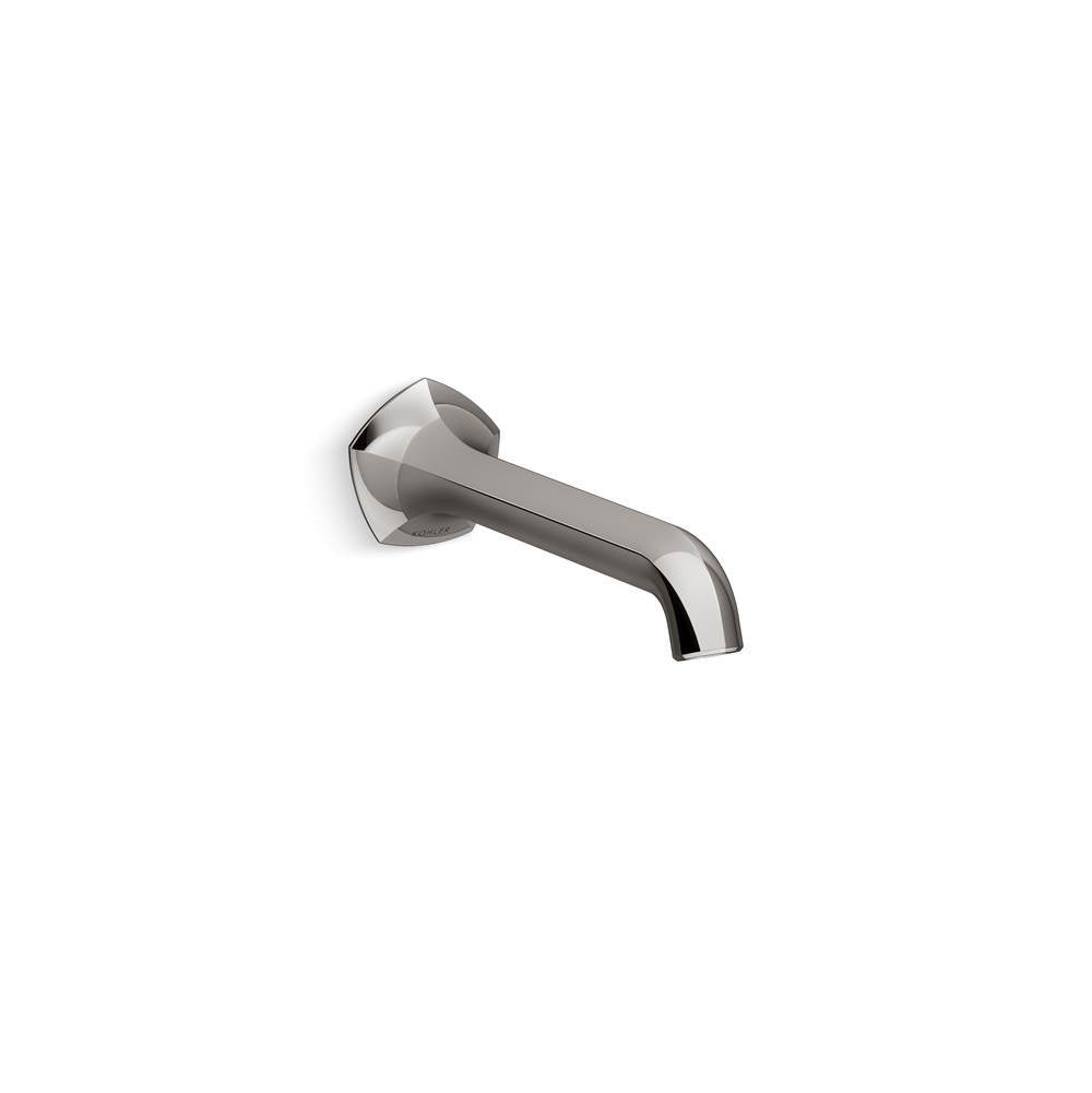 Kohler - Occasion Wall-Mount Bathroom Sink Faucet Spout With Straight Design 1.2 GPM - Vibrant Titanium
