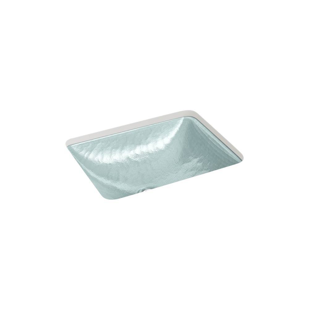 Yepsen 20'' rectangular undermount bathroom sink, no overflow
