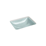 Yepsen 20'' rectangular undermount bathroom sink, no overflow