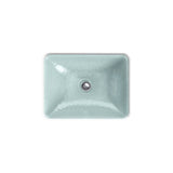 Yepsen 20'' rectangular undermount bathroom sink, no overflow
