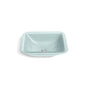 Kohler - Yepsen 20'' rectangular undermount bathroom sink, no overflow - Opaque Doe