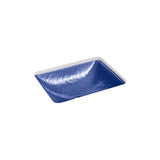 Yepsen 20'' rectangular undermount bathroom sink, no overflow