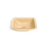 Kohler - Yepsen 20'' rectangular undermount bathroom sink, no overflow - Opaque Sandalwood