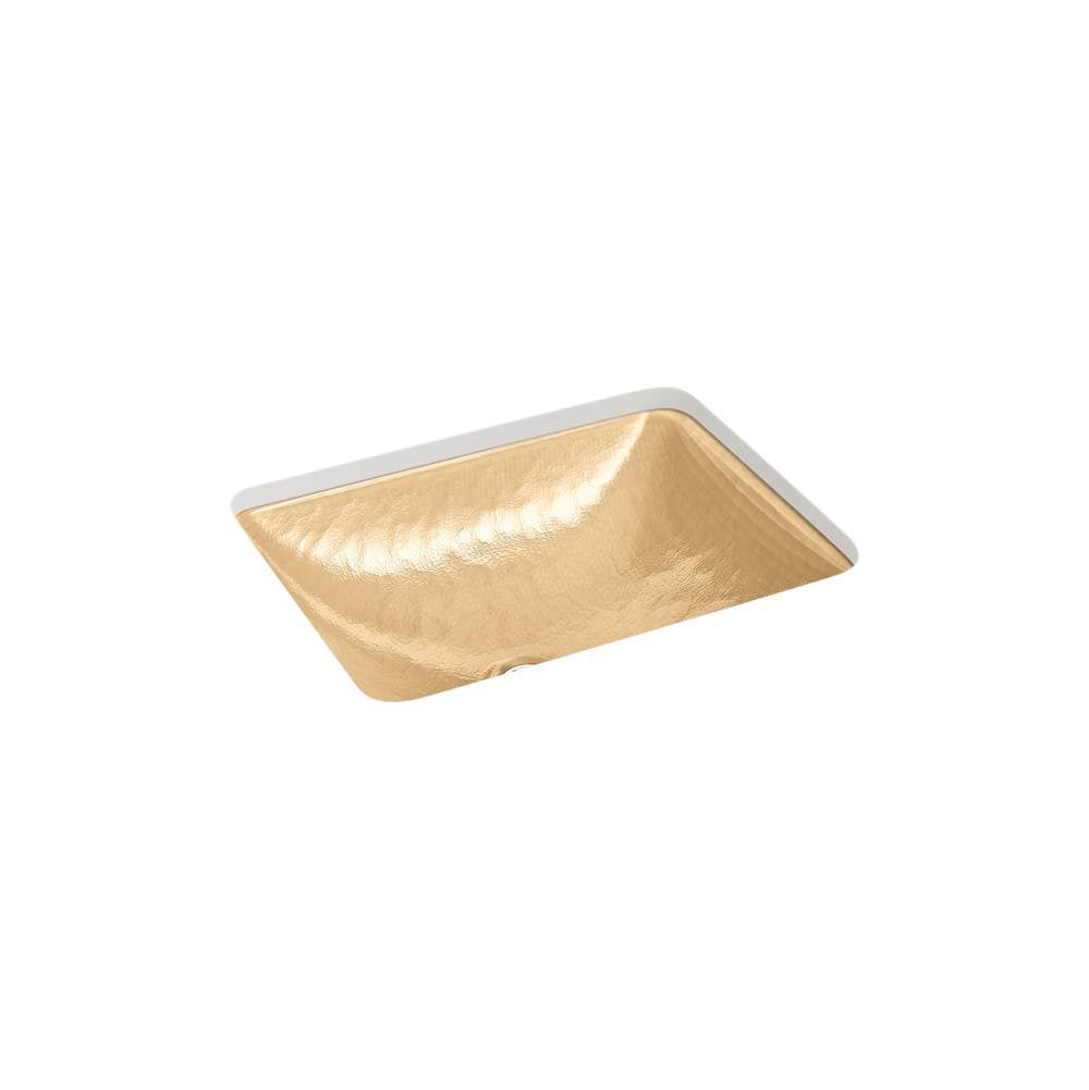 Yepsen 20'' rectangular undermount bathroom sink, no overflow