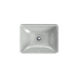 Yepsen 20'' rectangular undermount bathroom sink, no overflow