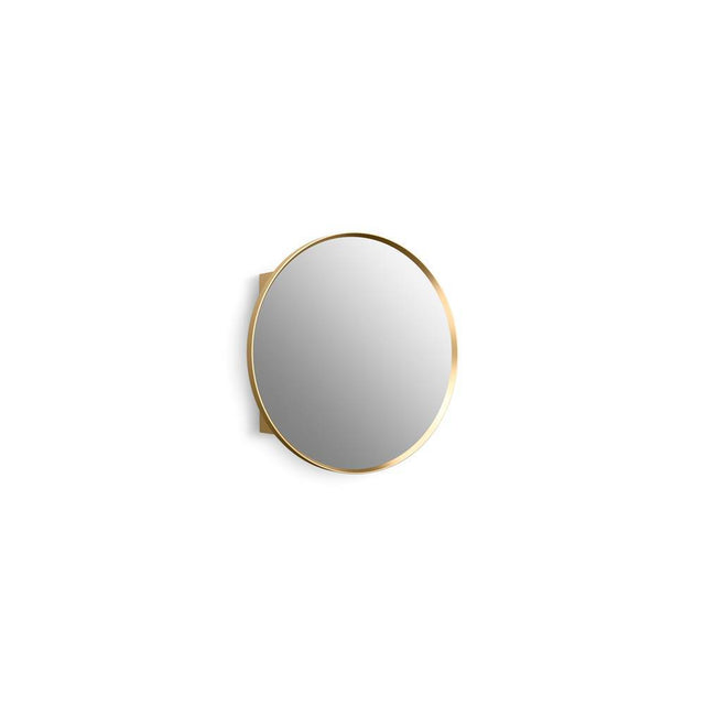 Kohler - Verdera 24'' round framed medicine cabinet - Moderne Brushed Gold