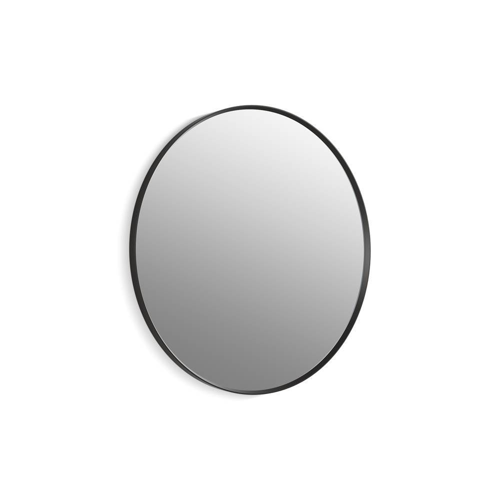 Kohler - Essential 36'' round framed mirror - Matte Black