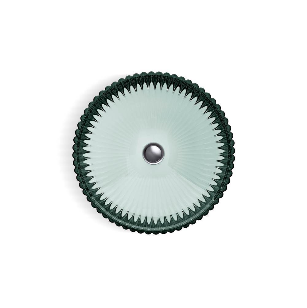 Salute 15'' round vessel bathroom sink, no overflow