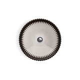 Salute 15'' round vessel bathroom sink, no overflow